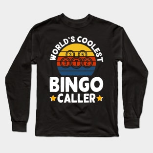 World's Coolest Bingo Caller T shirt For Women Long Sleeve T-Shirt